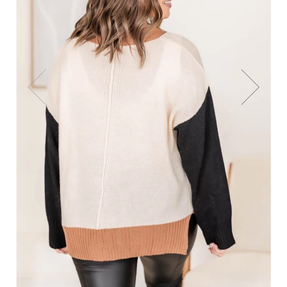 Pink Lily Nothing Better Brown Varsity Cardigan - Picture 2 of 3